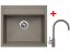 Set Sinks Solo 560 Truffle + Vitalia GR