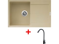 Sinks ULTIMA 790 Sahara + ELASTA čierná matná