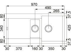 Granitový drez Franke MRG 651 Matná čierna
