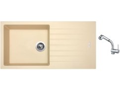 Set Sinks PERFECTO 1000 Sahara + baterie Sinks MIX 3 S Chrom Set Sinks PERFECTO 1000 Sahara + baterie Sinks MIX 3 S Chrom