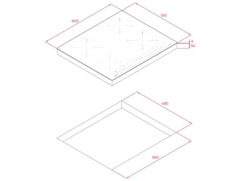 Indukční deska Teka IBC 64010 MSS BK