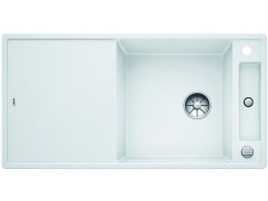 Granitový dřez Blanco AXIA III XL 6 S-F InFino bílá sklen.kráj.deska oboustr.prov. s exc.