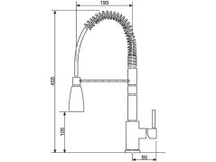 Set Sinks FRAME 457 Sahara + baterie Sinks MIX 35 PROF S chrom
