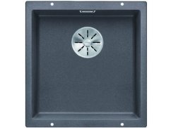 Granitový drez Blanco SUBLINE 400 U InFino sivá skala bez tiahla