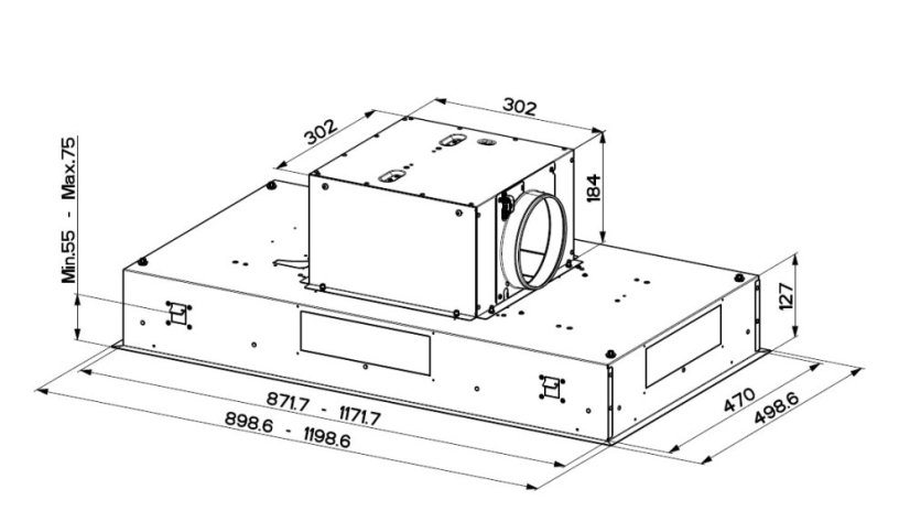 Stropní digestoř Faber HEAVEN BRIGHT X KL A90