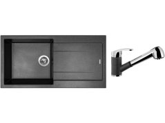 Set Sinks AMANDA 990 Metalblack + baterie Sinks LEGENDA S Metalblack