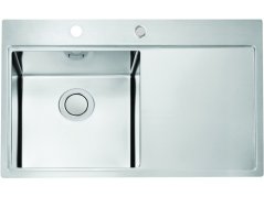 Nerezový drez Alveus PURE 40 UP ľavý