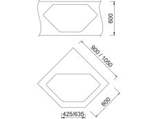 Set Sinks NAIKY 980 Granblack + batéria Sinks MIX 35 Granblack