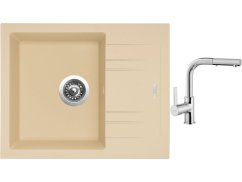 Set Sinks LINEA 600 N Sahara + baterie Sinks ENIGMA S chrom