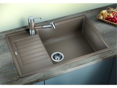 Granitový drez Blanco ZIA XL 6 S Compact čierna bez excentru Granitový drez Blanco ZIA XL 6 S Compact čierna bez excentru