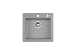 Granitový drez Teka CLIVO 50 S-TQ 1B Hliníkovo šedá - 1