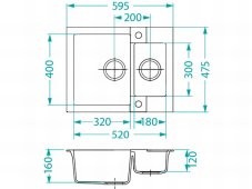 Alveus Rock 80 nákres
