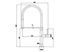 Kuchyňská batéria Alveus Deep Black