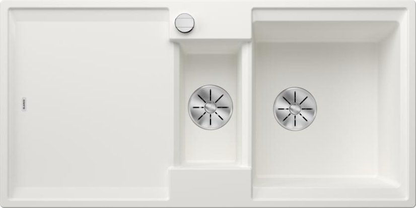 Granitový dřez Blanco ADIRA 6 S bílá s excentrem