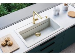Granitový dřez Alvesu Atrox 40 QC bílý A10 