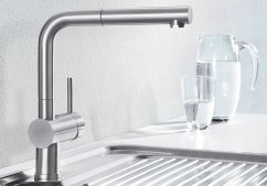 Drezová batéria Blanco LINUS-S Nerez masív kartáčovaný