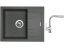 Set Sinks LINEA 600 N Titanium + batéria Sinks ENIGMA S chróm
