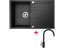 Set Sinks Grande 800 XC Metalblack + Vitalia GR