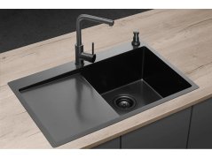 Nerezový drez Concept NANO Coat TITANIA pravý DNN1045dsr