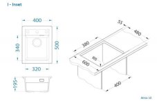 Granitový dřez Alveus Atrox 10 horní montáž