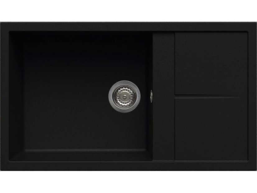 Granitový dřez Elleci Unico 410 Black K86