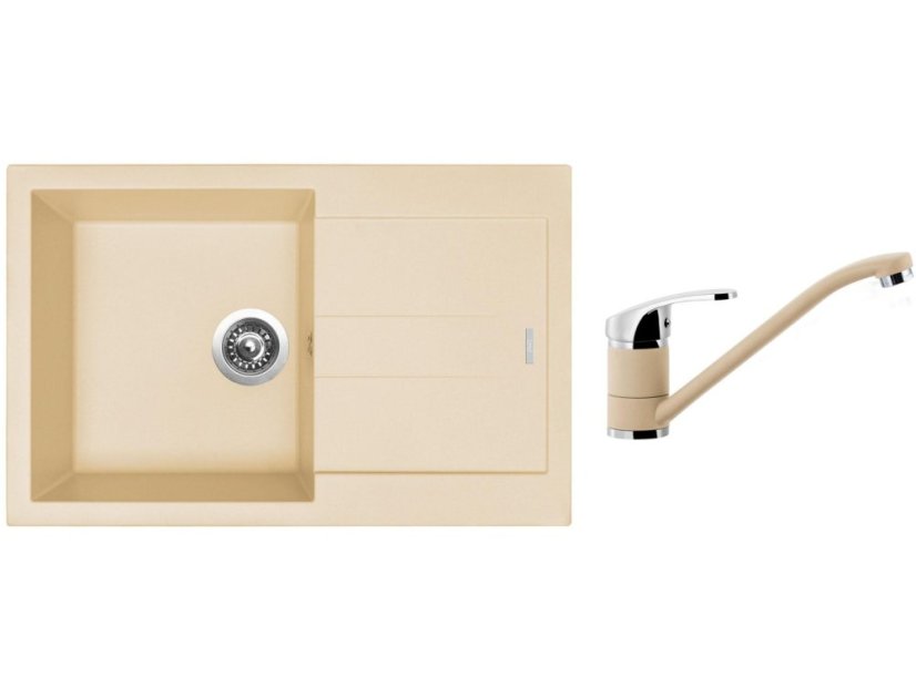 Set Sinks AMANDA 780 Sahara + baterie Sinks PRONTO Sahara