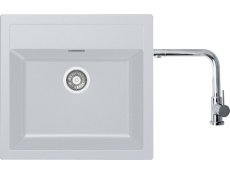 Set Franke SID 610 Tectonite Bílá + baterie Franke FN 0143 Chrom