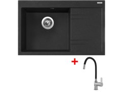 Sinks RIM 780 L Granblack + Flexia