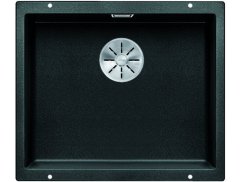 Granitový drez Blanco SUBLINE 500 U InFino čierna bez tiahla