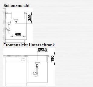 Granitový drez Blanco LEGRA 6 biela soft