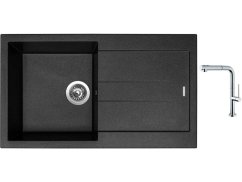 Set Sinks AMANDA 860 Metalblack + batéria Sinks SLIM S2 kartáčovaná Set Sinks AMANDA 860 Metalblack + batéria Sinks SLIM S2 kartáčovaná