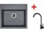 Sinks SOLO 560 Titanium + ARCO černá matná
