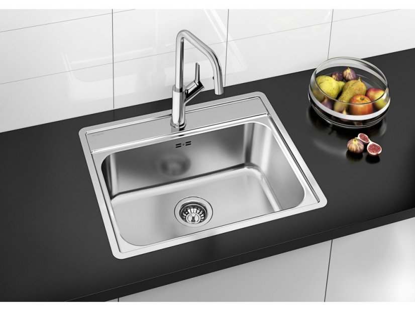 Nerezový drez Blanco LEMIS 6-IF nerez kartáčovaný