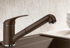 Dřezová baterie Blanco DARAS-S Šedá vulkán