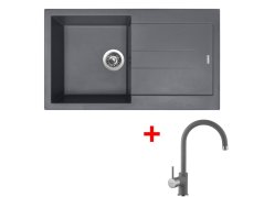 Set Sinks Amanda 860 Titanium + Vitalia GR