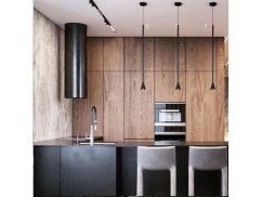 Ostrůvková digestoř Faber CYLINDRA ISOLA PLUS EV8 BK MATT A37