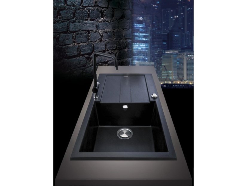 Set Sinks AMANDA 860 Titanium + baterie Sinks MIX 3 chrom