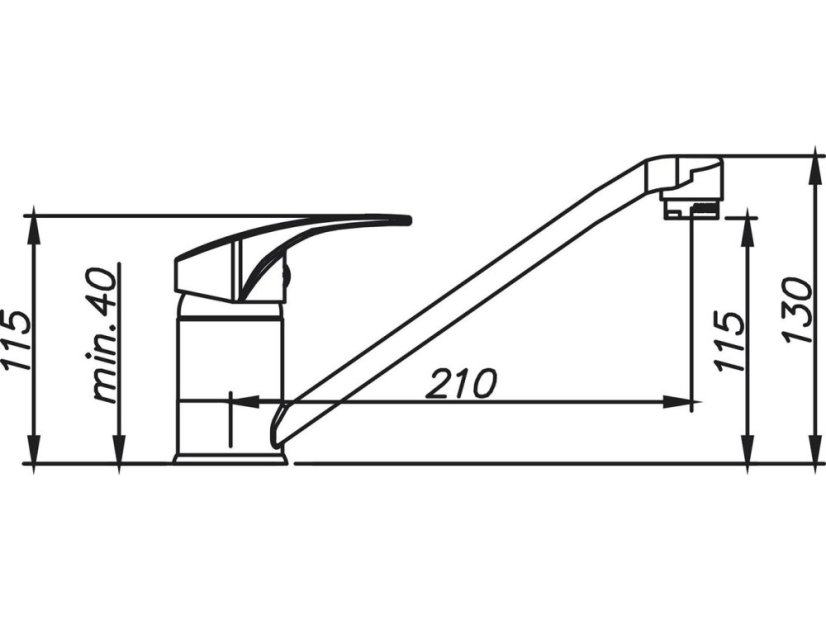 Set Sinks FRAME 457 Sahara + baterie Sinks PRONTO Sahara