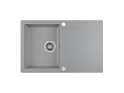 Granitový dřez Teka CLIVO 45 B-TQ 1B 1D Hliníkově šedá - 1