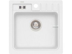 Granitový jednodrez Alveus NIAGARA 20 biela