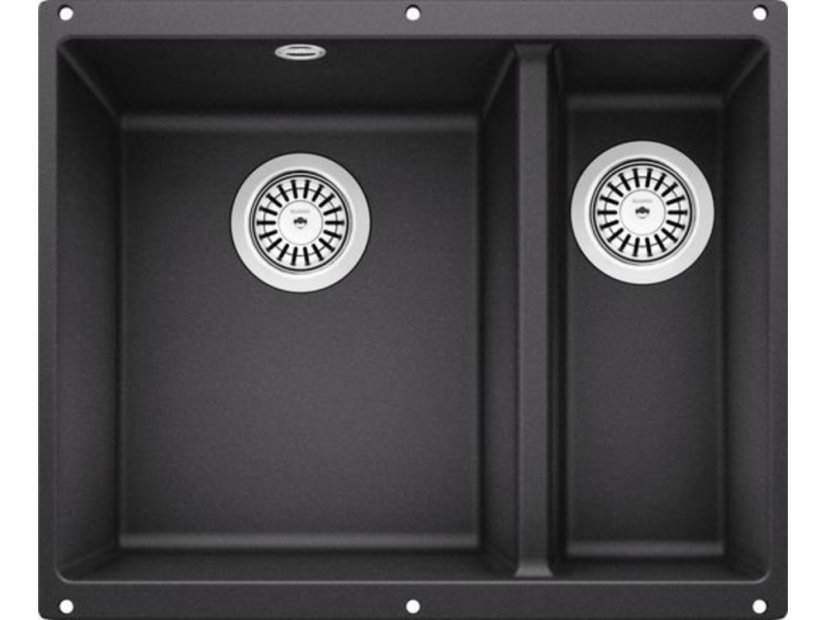 Granitový drez Blanco Rotan 340/160 U antracit, bez tiahla, drez vľavo
