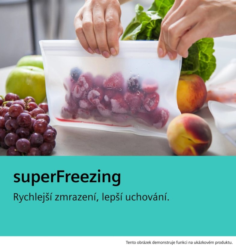 Siemens KI86NNSE0 vestavná kombinovaná lednice - obrázek 3