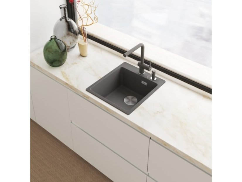 Dřezová baterie Franke FN 6100.902 Active New šedá břidlice-4