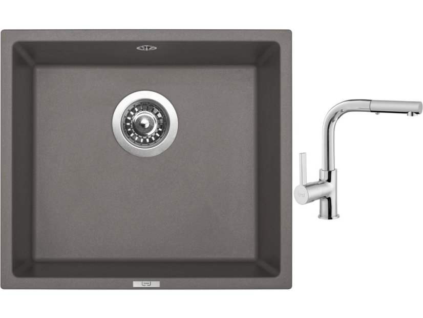 Set Sinks FRAME 457 Truffle + batéria Sinks ENIGMA S chróm