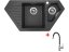 Sinks BRAVO 850.1 Granblack + Flexia