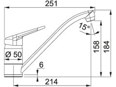 Granitová batéria Franke FC 9541.084 Šedý kameň