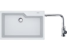 Set Franke UBG 610-78 Bílá-led + Franke FN 0147 Chrom