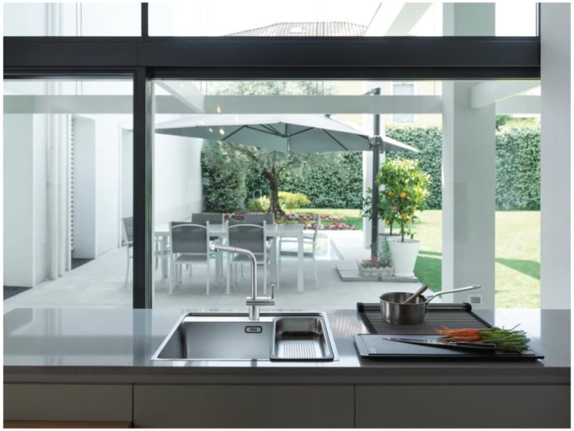 Dřezová baterie Franke FC 3791.501 ATLAS NEO Nerez