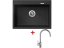 Set Sinks Maximo 680 Pureblack + Vitalia
