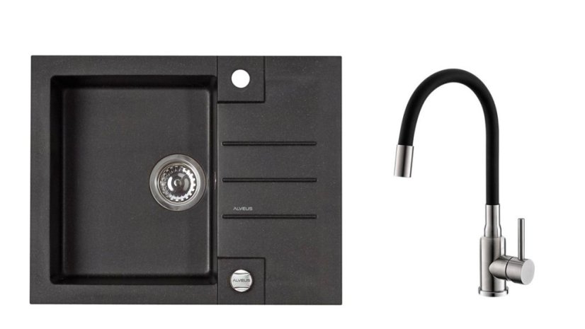 Set Alveus Rock 30/91+ baterie Mintas black BRS